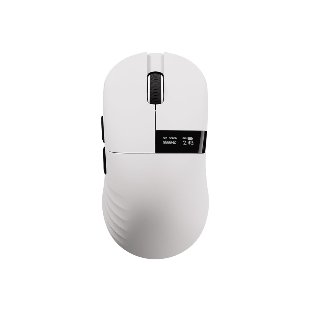 Chilkey Glacier LW 8K ホワイト Amazon.co.jp: Chilkey Glacier LW 8K Wireless Gaming Mouse White